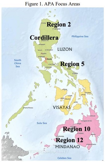 APA focus areas map