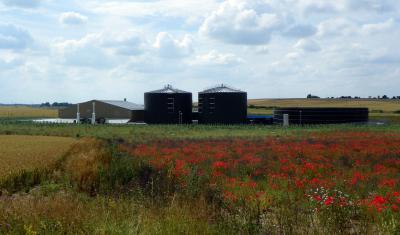 An anaerobic digester on a farm in Oregon.