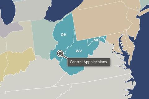 Map of assessment area