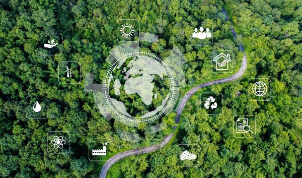 Environmental technology concept